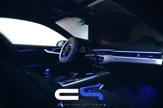 CS Ambientebeleuchtung für Audi A4, S4, RS4, A5, S5, RS5 inkl. Einbau (Nachrüstung)