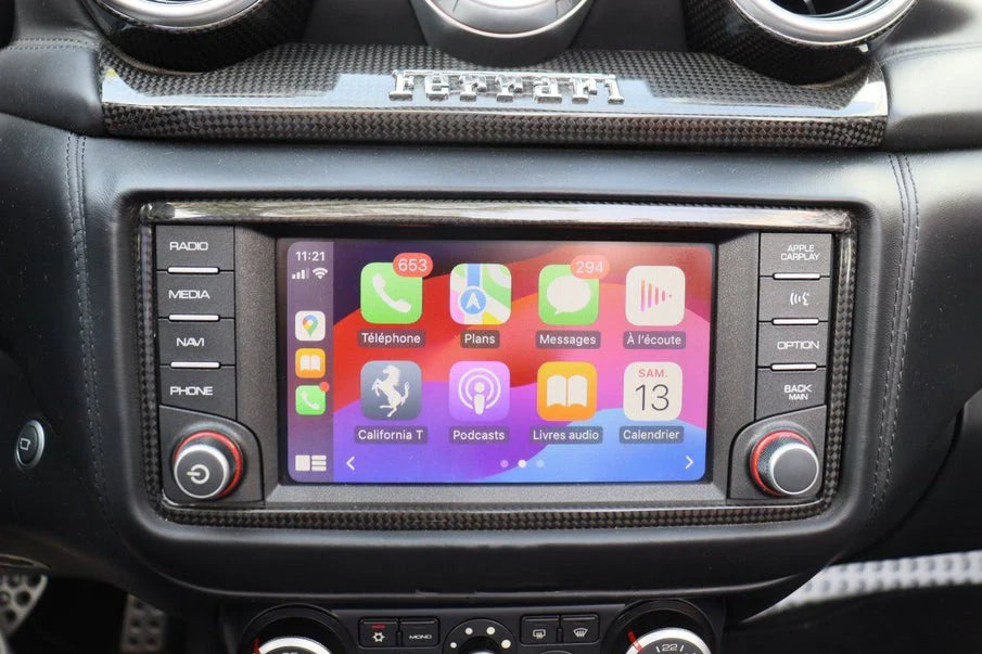 CarPlay & Android Auto Modul für Ferrari Roma Portofino 458 488 F8 F12