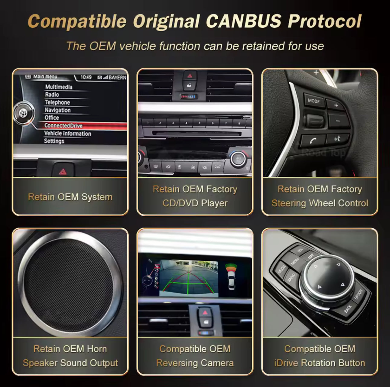 BMW CarPlay & Android Nachrüstung F20,F21,F22,F23,F30,F31,F32,F33,F36,F39,F48,F80,F82,F83,F90
