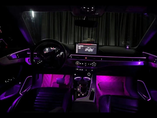 CS Ambientebeleuchtung für Audi A4, S4, RS4, A5, S5, RS5 inkl. Einbau (Nachrüstung)