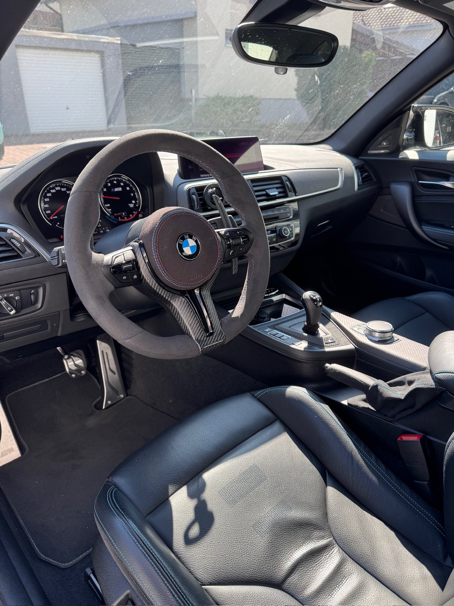 Alcantara Lenkrad passend für BMW M2, M3, M4, M5, M6