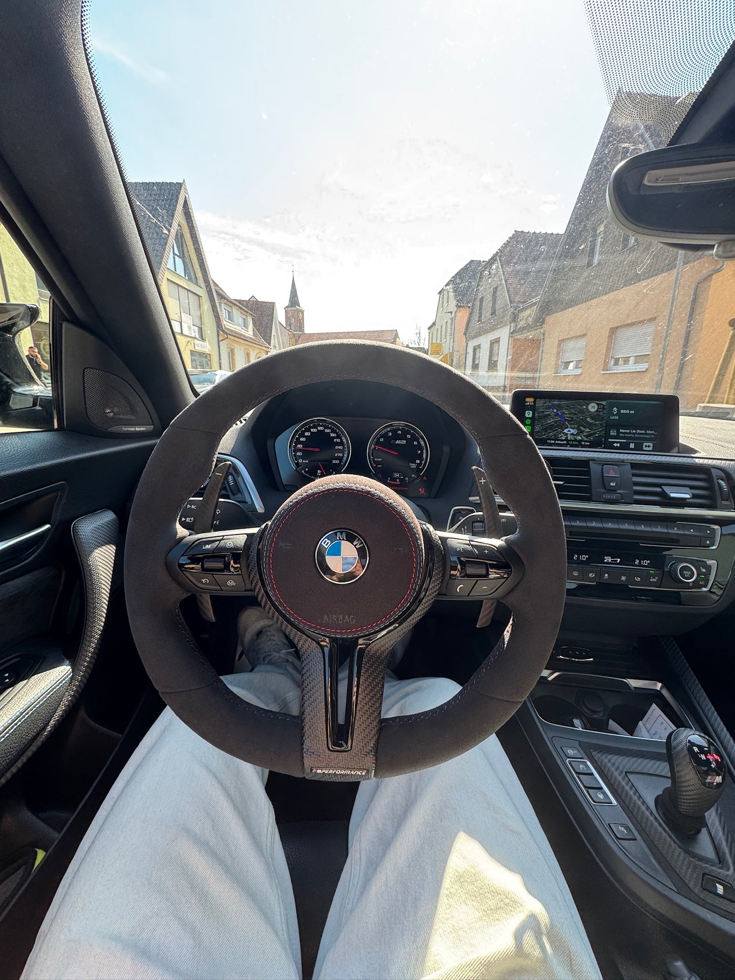 Alcantara Lenkrad passend für BMW M2, M3, M4, M5, M6