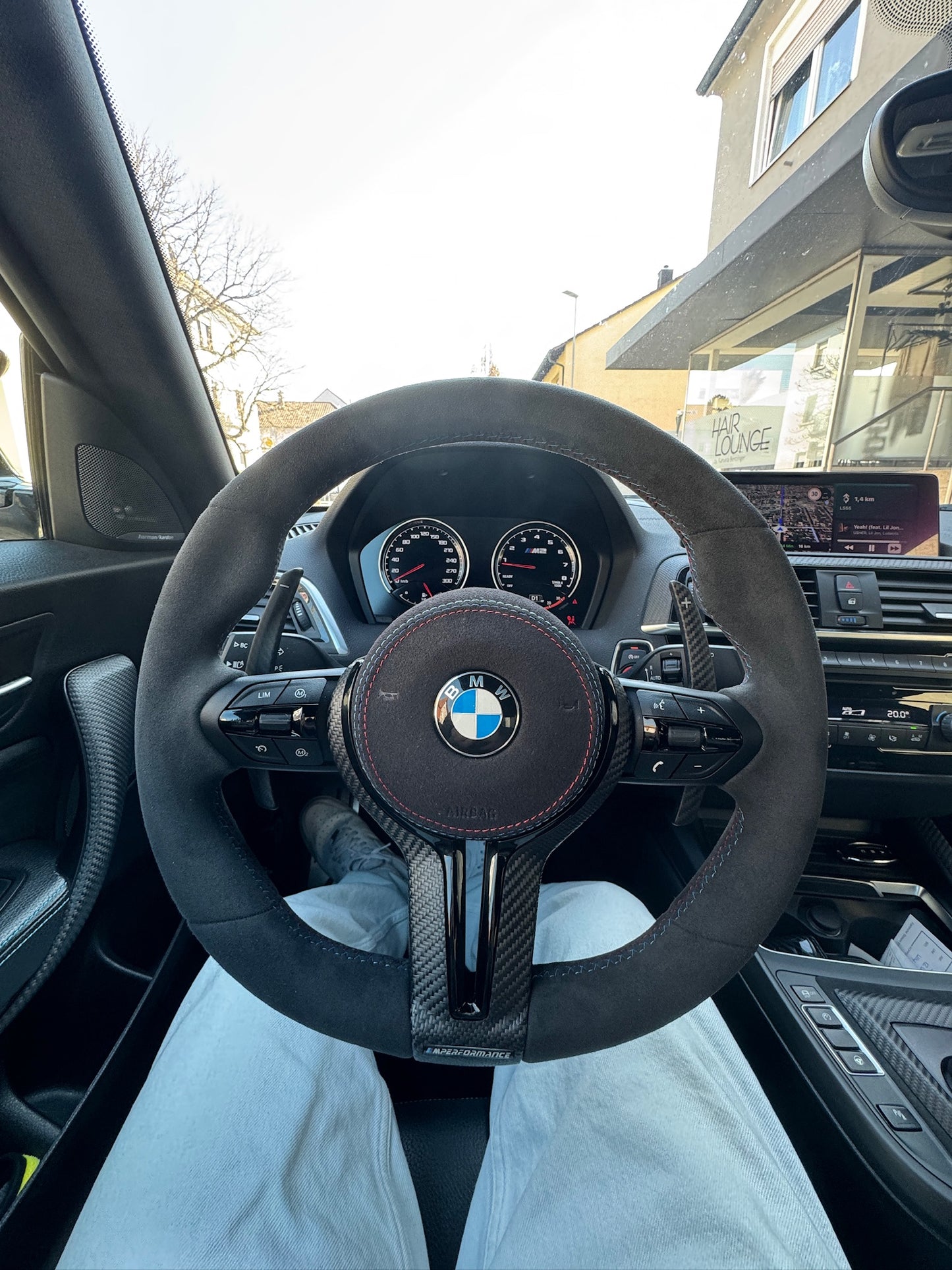 Alcantara Lenkrad passend für BMW M2, M3, M4, M5, M6
