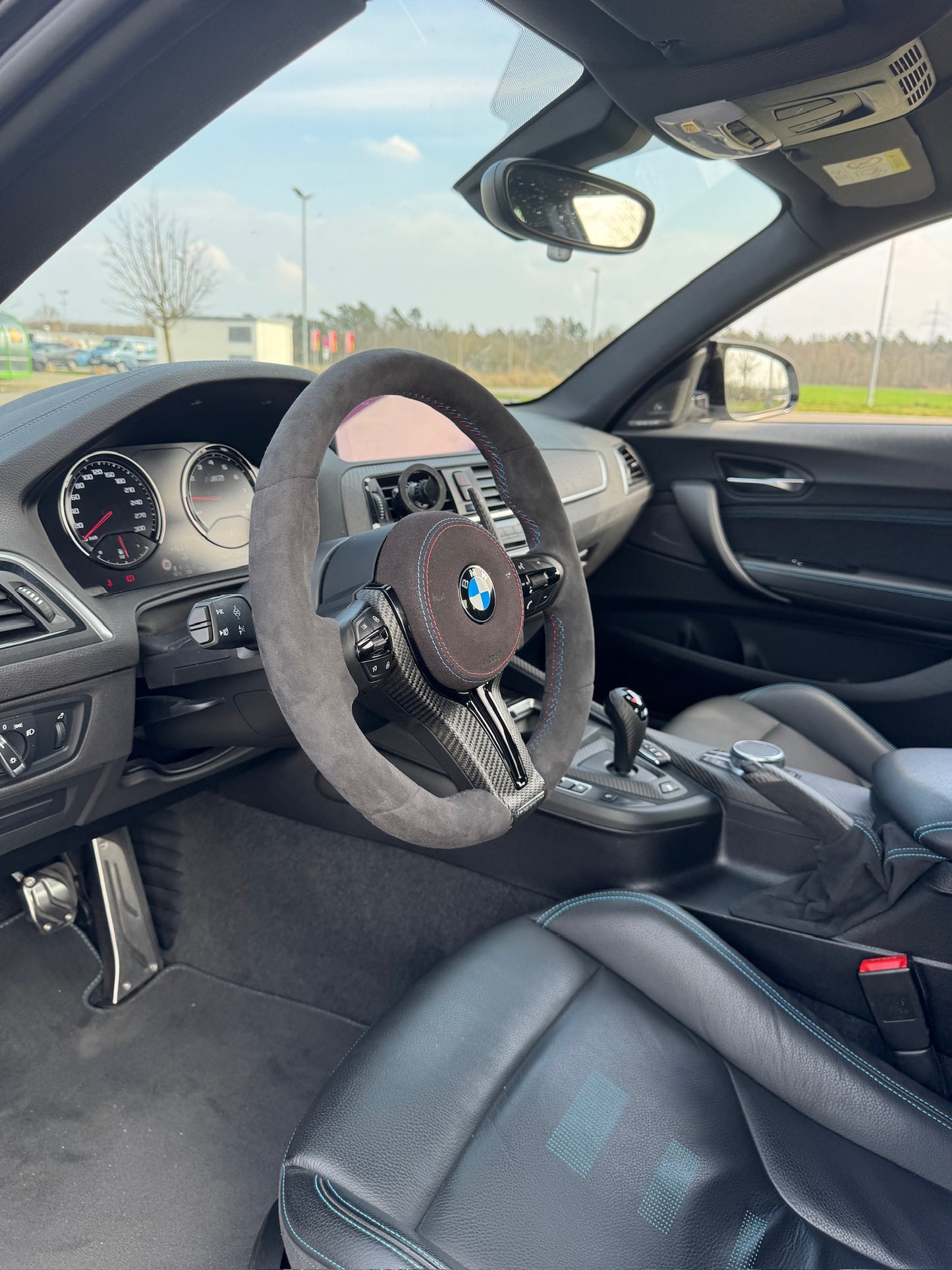 Alcantara Lenkrad passend für BMW M2, M3, M4, M5, M6