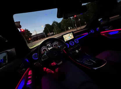 CS Ambientebeleuchtung für Mercedes C-Klasse (W205) 64-Farben inkl. Einbau (Nachrüstung)