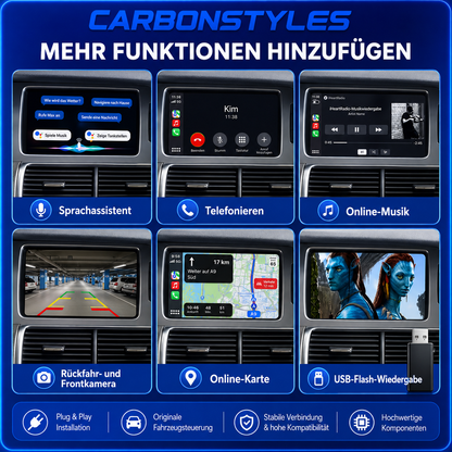 Apple Carplay & Android Auto Modul für Audi A6 C6 Q7 4L (Nachrüstung)