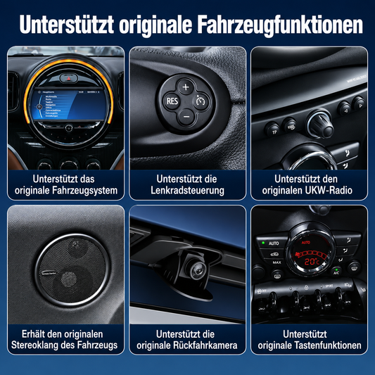 Apple Carplay & Android Auto Modul für Mini F55 F56 F54 F57 F60 (Nachrüstung)