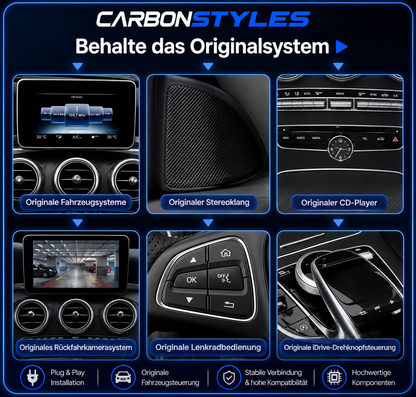 Apple Carplay & Android Auto Modul für Mercedes NTG 5.0 W176 W117 W156 W205 W447 X253 (Nachrüstung)