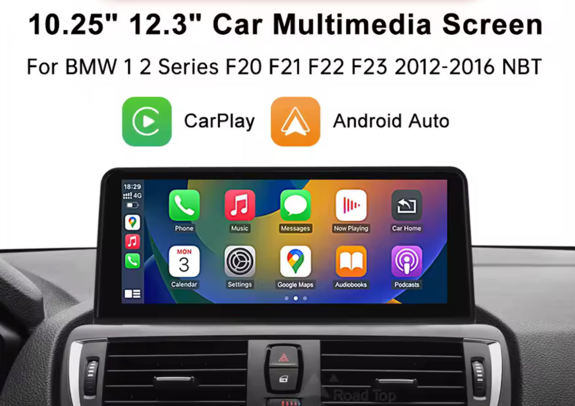 BMW CarPlay & Android Nachrüstung F20,F21,F22,F23,F30,F31,F32,F33,F36,F39,F48,F80,F82,F83,F90