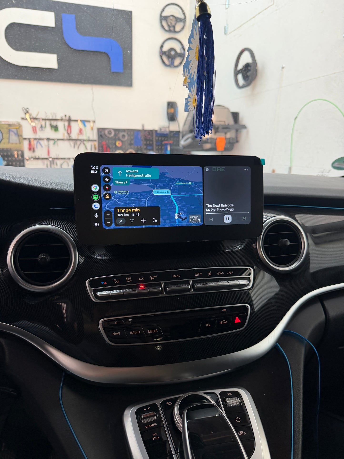 Carplay & Android Auto für Mercedes W205 S205 C205 X253 W447 NTG 5.0