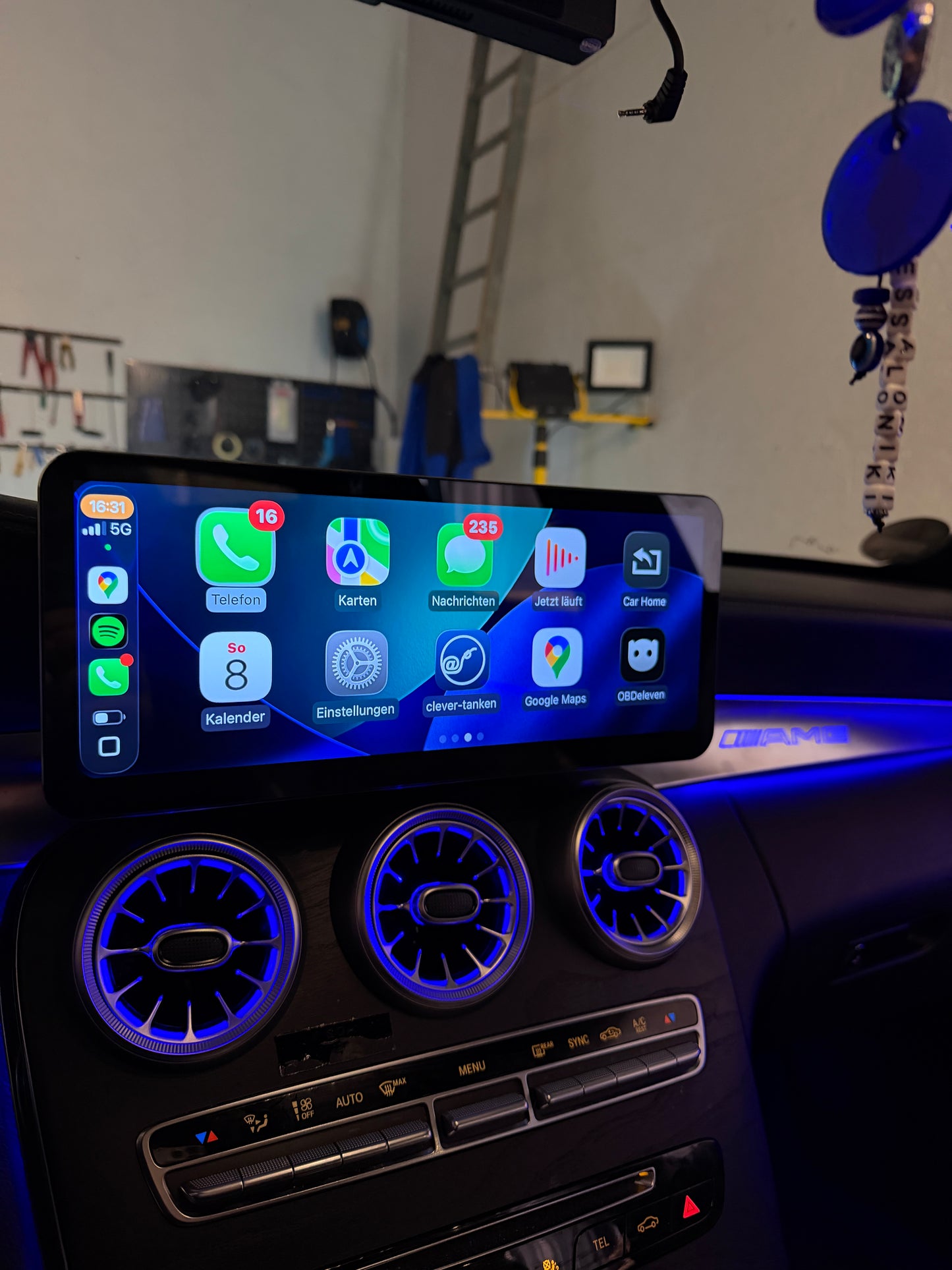 Carplay & Android Auto für Mercedes W205 S205 C205 X253 W447 NTG 5.0