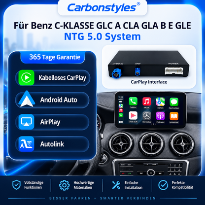 Apple Carplay & Android Auto Modul für Mercedes NTG 5.0 W176 W117 W156 W205 W447 X253 (Nachrüstung)