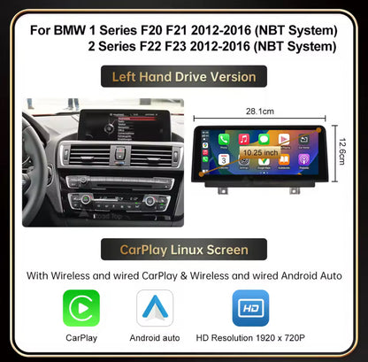 BMW CarPlay & Android Nachrüstung F20,F21,F22,F23,F30,F31,F32,F33,F36,F39,F48,F80,F82,F83,F90