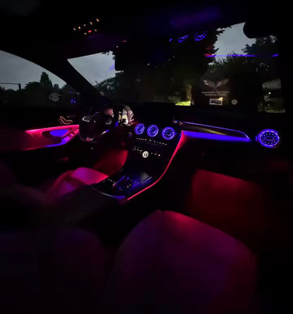 CS Ambientebeleuchtung für Mercedes C-Klasse (W205) 64-Farben inkl. Einbau (Nachrüstung)