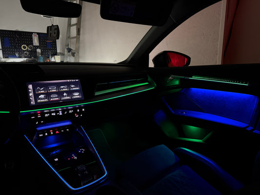 Ambientebeleuchtung für Audi A3/S3/RS3 8Y inkl. Einbau (Nachrüstung)