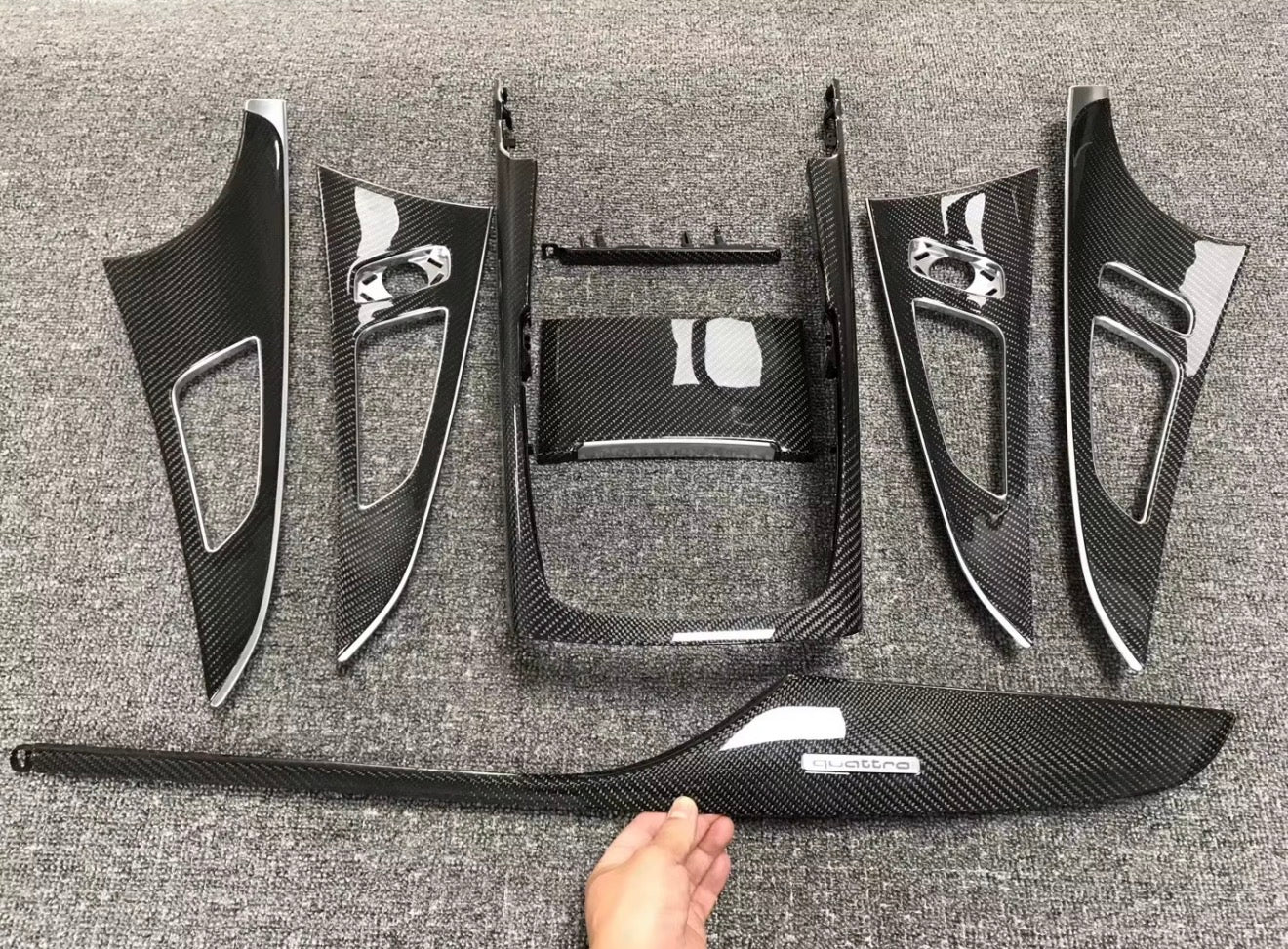 Carbon Dekorleisten Innenraum für Audi A6 S6 RS6 A7 S7 RS7 C7