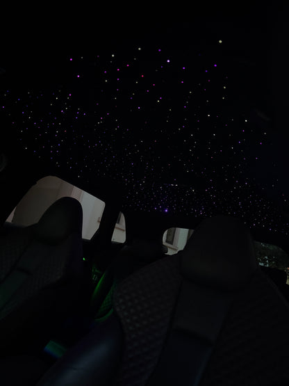 LED Sternenhimmel fürs Auto inkl. Einbau – RGBW, Twinkle & Sternschnuppen