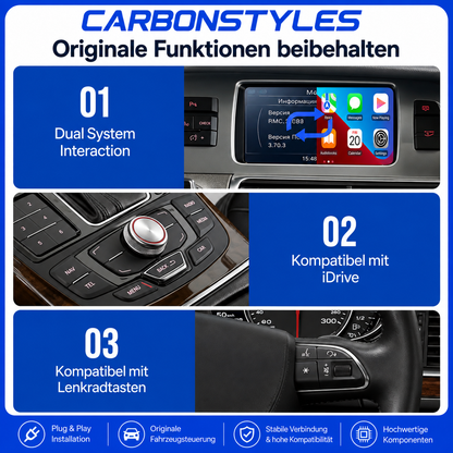 Apple Carplay & Android Auto Modul für Audi A6 C6 Q7 4L (Nachrüstung)