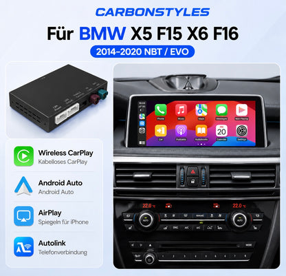 Carplay & Android Auto Modul für BMW X5 F15 F85 X6 F16 F86 (Nachrüstung)