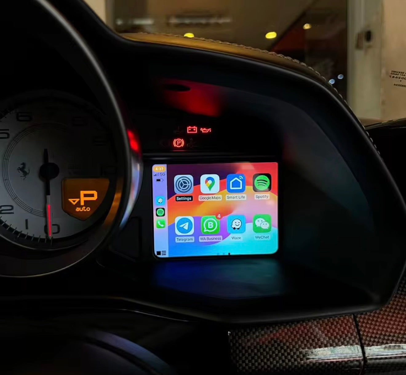 CarPlay & Android Auto Modul für Ferrari Roma Portofino 458 488 F8 F12