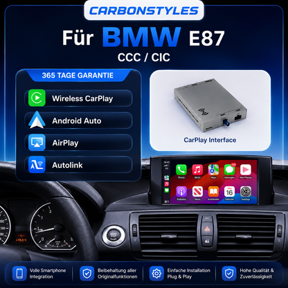 Apple Carplay & Android Auto Modul für BMW 1er E81 E87 E88