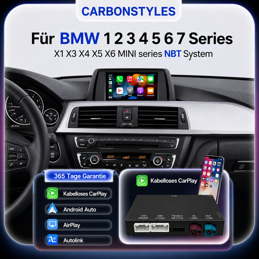 CarPlay & Android Nachrüstung für BMW 1er 2er 3er 4er