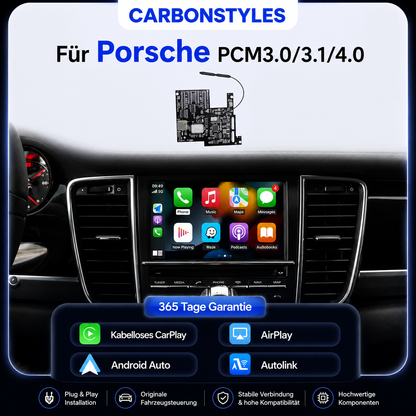 Apple CarPlay & Android Auto für Porsche Cayenne, Macan, Panamera & Cayman – PCM 3.1 / PCM 4.0