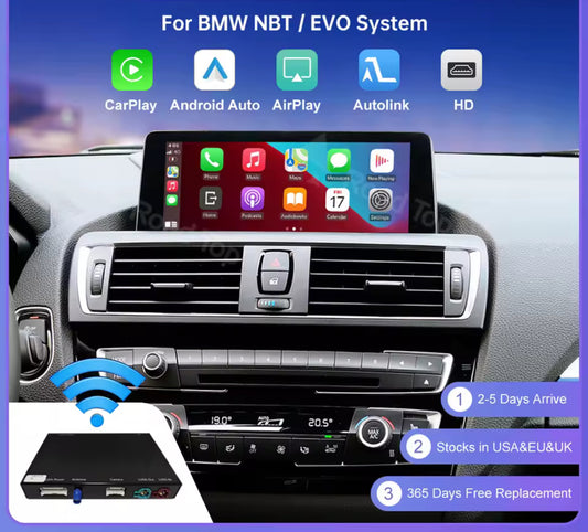 BMW CarPlay & Android Nachrüstung F20,F21,F22,F23,F30,F31,F32,F33,F36,F39,F48,F80,F82,F83,F90