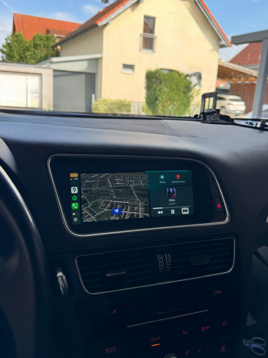 CarPlay & Android Nachrüstung für Audi A3,A4,A5,A6,A7,Q2,Q3,Q5,Q7,Q8,