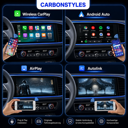 CarPlay&Android Auto Modul für Audi A1 GB & Q3 F3