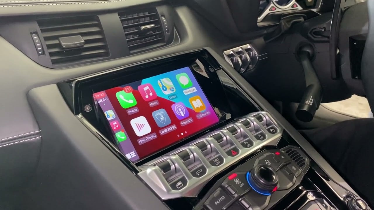 Carplay & Android Auto Modul Nachrüstung für Lamborghini Huracan & Aventador