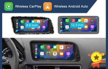 CarPlay & Android Nachrüstung für Audi A3,A4,A5,A6,A7,Q2,Q3,Q5,Q7,Q8,