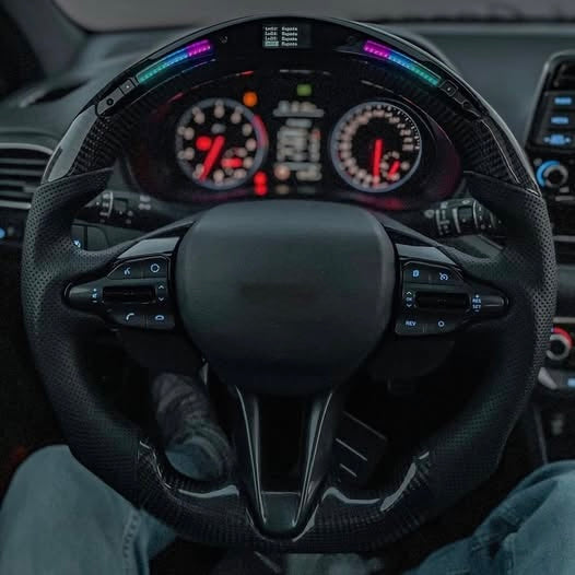 Hyundai carbon steering wheel