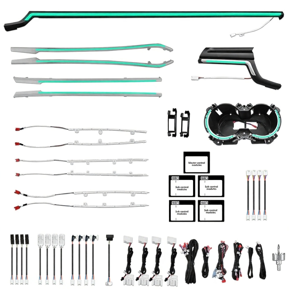 CS Ambientebeleuchtung für Audi A4, S4, RS4, A5, S5, RS5 inkl. Einbau (Nachrüstung)