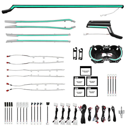 CS Ambientebeleuchtung für Audi A4, S4, RS4, A5, S5, RS5 inkl. Einbau (Nachrüstung)