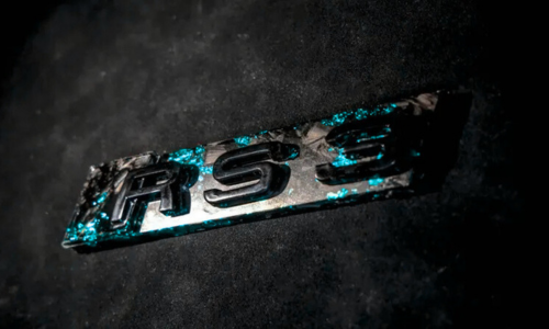 Forged Carbon Emblem für Audi Modelle