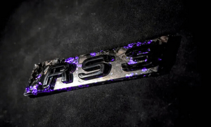 Forged Carbon Emblem für Audi Modelle