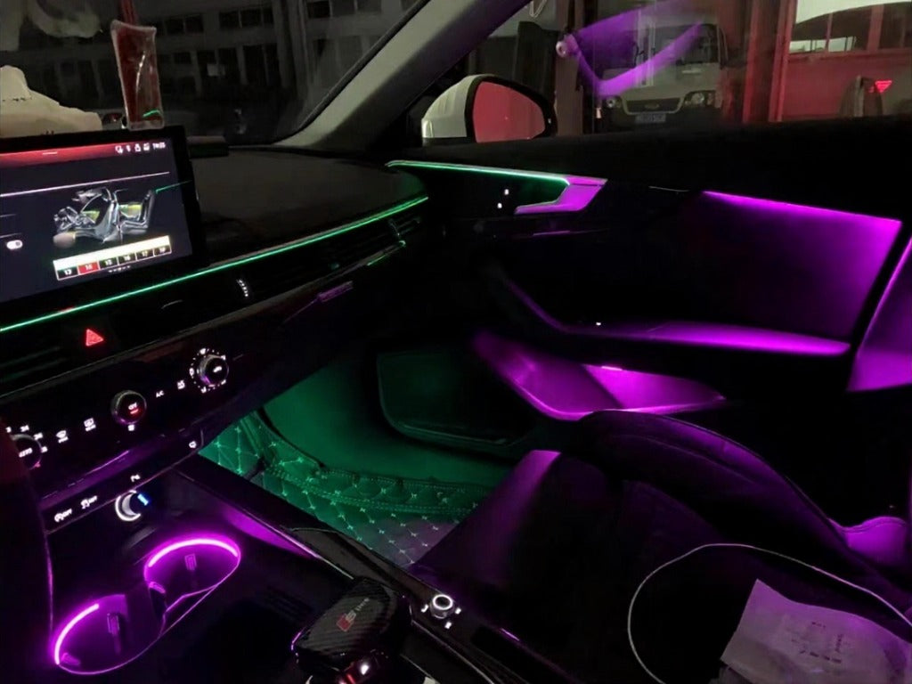 CS Ambientebeleuchtung für Audi A4, S4, RS4, A5, S5, RS5 inkl. Einbau (Nachrüstung)